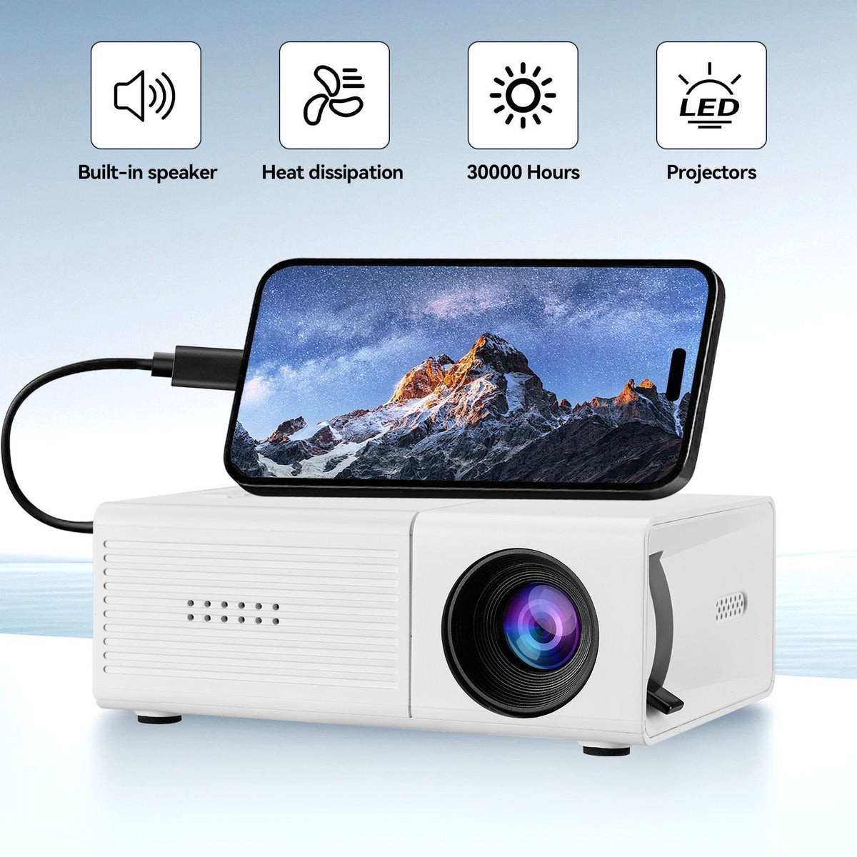 M3S Mini Projector White AU