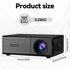 M3S Mini Projector Black USB-Powered