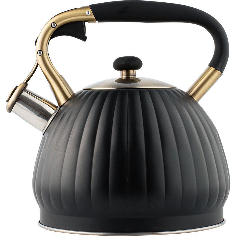 Black Pumpkin Shaped Water Kettle 3.5L