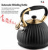 Black Pumpkin Shaped Water Kettle 3.5L