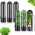 4Pcs Herb & Vegetable Fresh Storage Containers-Black