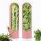 4Pcs Herb & Vegetable Fresh Storage Containers-Pink