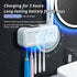 Gray No-Drill UV Toothbrush Holder