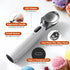 Rechargeable Smart Heated Ice Cream Scoop, 3 Temperature Settings for Quick Scooping, Zinc Alloy Head with Silicone Handle, Type-C Charging, Essential Home Dessert Tool./WHITE