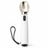 Rechargeable Smart Heated Ice Cream Scoop, 3 Temperature Settings for Quick Scooping, Zinc Alloy Head with Silicone Handle, Type-C Charging, Essential Home Dessert Tool./WHITE