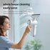 Electric Glass Scraper, 1200Pa Suction, Spray, Window Cleaner, Multi-Surface, Home Cleaning.(silver)