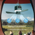 Tent Mini Ceiling Fan S50 Fan Light: 10400mAh Battery, 3-in-1 Fan/Light/Power Bank, Remote Timer, Camping Essential.*Dark green