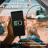 Tent Mini Ceiling Fan S50 Fan Light: 10400mAh Battery, 3-in-1 Fan/Light/Power Bank, Remote Timer, Camping Essential.*Dark green