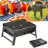 Portable Folding Grill: 4-Step Assembly, Light & Portable, Sturdy Design, Enjoy Outdoor Grilling Anytime