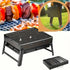 Portable Folding Grill: 4-Step Assembly, Light & Portable, Sturdy Design, Enjoy Outdoor Grilling Anytime