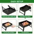 Portable Folding Grill: 4-Step Assembly, Light & Portable, Sturdy Design, Enjoy Outdoor Grilling Anytime