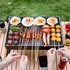 Portable Folding Grill: 4-Step Assembly, Light & Portable, Sturdy Design, Enjoy Outdoor Grilling Anytime