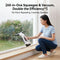 Cordless Electric Window Vacuum Cleaner: High-Powered Professional Handheld Window Cleaner, Streak-Free Cleaning for Mirrors, Shower Screens & Tiles, Anti-Drip Squeegee Vacuum Tool