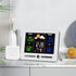 Indoor Outdoor Weather Station Color LCD Atomic Clock Barometer Forecast Dual Alarm Snooze Calendar Time Date Moon Phase Adjustable Backlight.BLACK