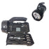 High-Brightness LED Flashlight Tool Set, Includes 6 Bits/Tape Measure/Utility Knife/Sockets, ABS Lightweight Portable, Home & Outdoor Lighting Repair
