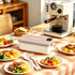 900ml Cordless Heating Lunch Box, 7200mAh Long Battery Life, Portable Meal Warmer (GREY)