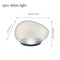 1pcs Solar simulated pebble garden light, frosted texture blends naturally, smart light control auto on/off, waterproof and weather-resistant, stable placement, ideal for garden, lawn, pathway, and landscape lighting.*white light