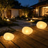 1pcs Solar simulated pebble garden light, frosted texture blends naturally, smart light control auto on/off, waterproof and weather-resistant, stable placement, ideal for garden, lawn, pathway, and landscape lighting.*white light