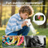 Children's 1000X Digital Microscope 2.4 Inch IPS Screen Portable Mini LED Microscope with Photo Video and PC Connection Science Educational Toy.YELLOW