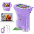Children's 1000X Digital Microscope 2.4 Inch IPS Screen Portable Mini LED Microscope with Photo Video and PC Connection Science Educational Toy.purple