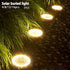 4PCS Solar Outdoor Buried Light Waterproof Garden Lawn Lamp Warm Landscape Lighting No Wiring Auto Charge Night Illumination Decorative Light.*white light