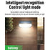 218LED Solar Sensor Wall Light, Smart Light Control, 270° Wide-Angle Illumination, Three Sensing Modes, Energy Saving and Eco-Friendly, No Wiring Installation, Top Choice for Outdoor Security