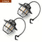 2PCS Portable Rechargeable Camping Lantern, 4 Light Modes Adjustable Brightness IP65 Waterproof LED Tent Light for Camping Fishing Hiking Power Outage Emergency
