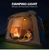 2PCS Portable Rechargeable Camping Lantern, 4 Light Modes Adjustable Brightness IP65 Waterproof LED Tent Light for Camping Fishing Hiking Power Outage Emergency