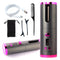 Automatic Hair Curling Wand, Tangle-Free Design, Portable USB Charging Rotating Curling Iron with Ceramic Barrel, Suitable for Long Hair, Fast, Ideal for Hairstyling.Lavender gray