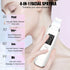 4-in-1 Ultrasonic EMS Skin Spatula: Ion+ Blackhead Extraction & Ion- Serum Infusion, EMS V-Face Lifting, LED Display. The ultimate at-home deep cleansing device.