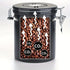 1500ml 304 Stainless Steel Coffee Canister Airtight Coffee Bean Storage Jar with Wood Grain Lid and Scoop