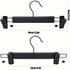 10-Pack Multi-Purpose Adjustable Pant Hangers: Thickened Non-Slip Clips, 360° Rotating Hook, Adjustable Width, Suitable for Organizing and Drying Various Clothes, Towels, and More.