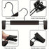 10-Pack Multi-Purpose Adjustable Pant Hangers: Thickened Non-Slip Clips, 360° Rotating Hook, Adjustable Width, Suitable for Organizing and Drying Various Clothes, Towels, and More.