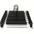 20pcs Super Anti-Slip Pants Hangers with Clips, Thickened Plastic Dual-Use Skirt/Pants Hangers, Seamless Anti-Mark Home Drying Racks, Wardrobe Organizer Essential.