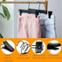 20pcs Super Anti-Slip Pants Hangers with Clips, Thickened Plastic Dual-Use Skirt/Pants Hangers, Seamless Anti-Mark Home Drying Racks, Wardrobe Organizer Essential.