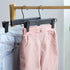 20pcs Super Anti-Slip Pants Hangers with Clips, Thickened Plastic Dual-Use Skirt/Pants Hangers, Seamless Anti-Mark Home Drying Racks, Wardrobe Organizer Essential.