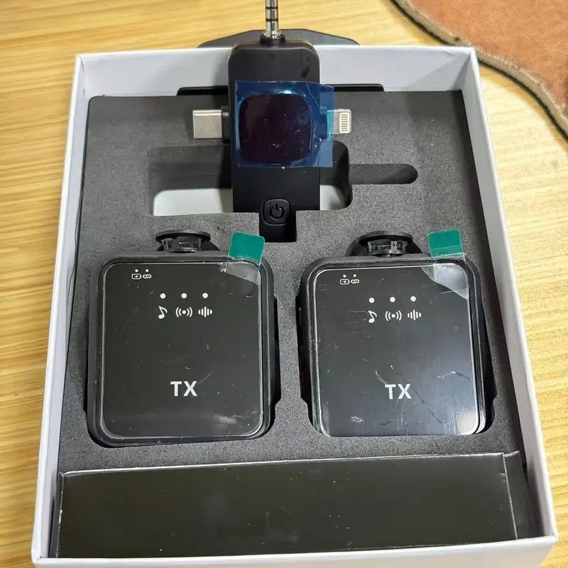 2.4G Wireless Lavalier Microphone: Multi - person, Full - scenario Audio, 25m HD Noise - reduction