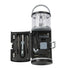 Multi-Functional Camping Lantern Tool Set, 6 White + 4 Red LED, Built-in Bits/Tape Measure/Utility Knife/Sockets, ABS Lightweight Portable, Outdoor Lighting & Home Repair