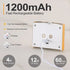 2PCS Induction wall lamp with three-color stepless dimming, 120° auto shut-off, USB rechargeable magnetic installation. Smart motion-sensing LED wall lamp, serving as both a night light and an ambient light./golden