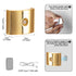 2PCS Induction wall lamp with three-color stepless dimming, 120° auto shut-off, USB rechargeable magnetic installation. Smart motion-sensing LED wall lamp, serving as both a night light and an ambient light./golden