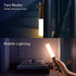 2-Pack USB Rechargeable Magnetic LED Night Light – Motion Sensor Wall Light for Bedroom, Kitchen & Bathroom/Ash wood color