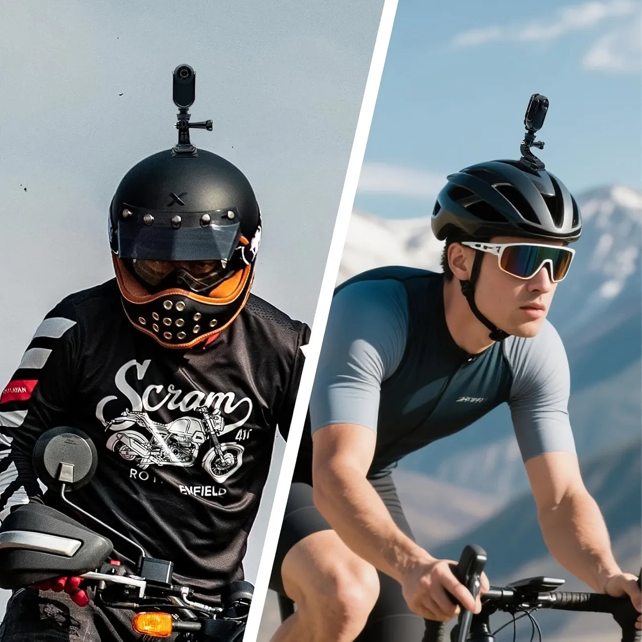 Thumb-Sized 1080P Portable Action Camera: Rotatable Back Clip / Multi-Accessory Expansion / 300mAh Battery, Hands-Free for Cycling, Hiking & Vlogs!(black)