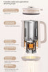 Blender & Soy Milk Maker: Dry Bean Direct Grinding No Soak, 800W High-Temp Boiling, 12 Functions + 12H Reservation, Silent Operation, 1.2L Large Capacity — Fresh & Convenient All Day