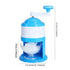 1 Multi-Function Shaved Ice Machine and Snow Ice Maker – Compact Manual Ice Shaver with Smoothie and Milkshake Making Functions. blue