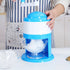1 Multi-Function Shaved Ice Machine and Snow Ice Maker – Compact Manual Ice Shaver with Smoothie and Milkshake Making Functions. blue