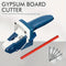 Professional Gypsum Board Cutter Kit with 5m Tape Measure & 5 Spare Blades Aluminum TPR Handle for Dust Free Drywall Foam KT Board Cutting Includes Pencil Ideal for DIY & Professional Use