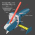 Professional Gypsum Board Cutter Kit with 5m Tape Measure & 5 Spare Blades Aluminum TPR Handle for Dust Free Drywall Foam KT Board Cutting Includes Pencil Ideal for DIY & Professional Use