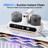 Wireless Intelligent Anti-Mite Cleaner: 10000Pa Super Suction, Dual Washable Dust Cups