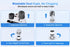 Wireless Intelligent Anti-Mite Cleaner: 10000Pa Super Suction, Dual Washable Dust Cups