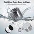 Wireless Intelligent Anti-Mite Cleaner: 10000Pa Super Suction, Dual Washable Dust Cups